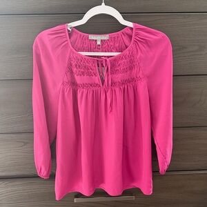 NWT Daniel Rainn Fuchsia Blouse S